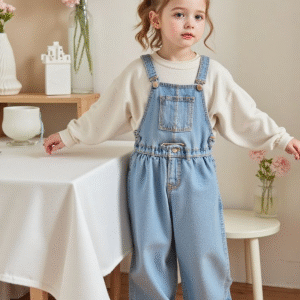 Suvarna Mustard Jute Lehenga Choli Set for Girls 02