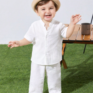 Suvarna Mustard Jute Lehenga Choli Set for Girls 04